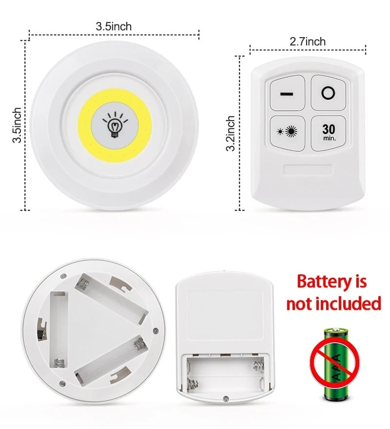 New mini LED night light with adjustable remote control